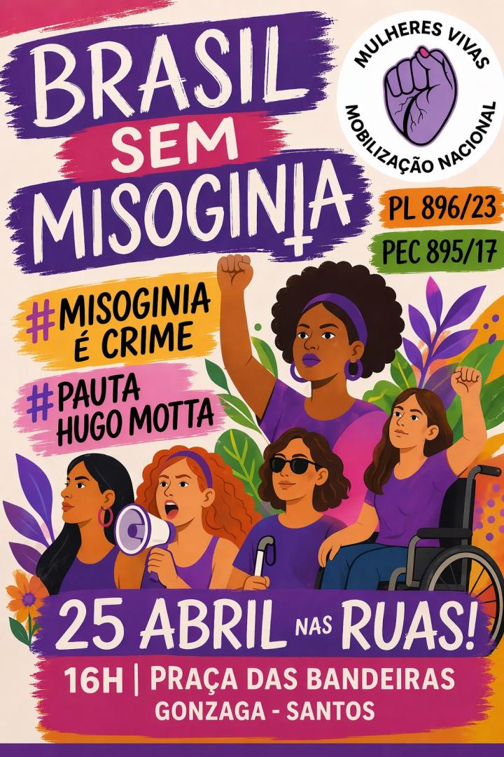 Brasil vai às ruas contra a misoginia neste sábado