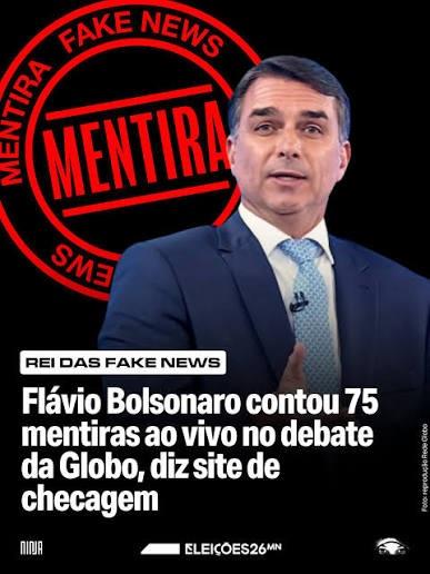  As mentiras de Flávio Bolsonaro