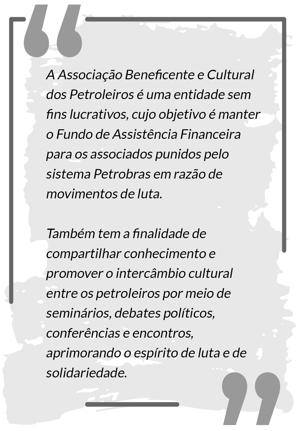 Texto sobre a história da ABC Petroleiros